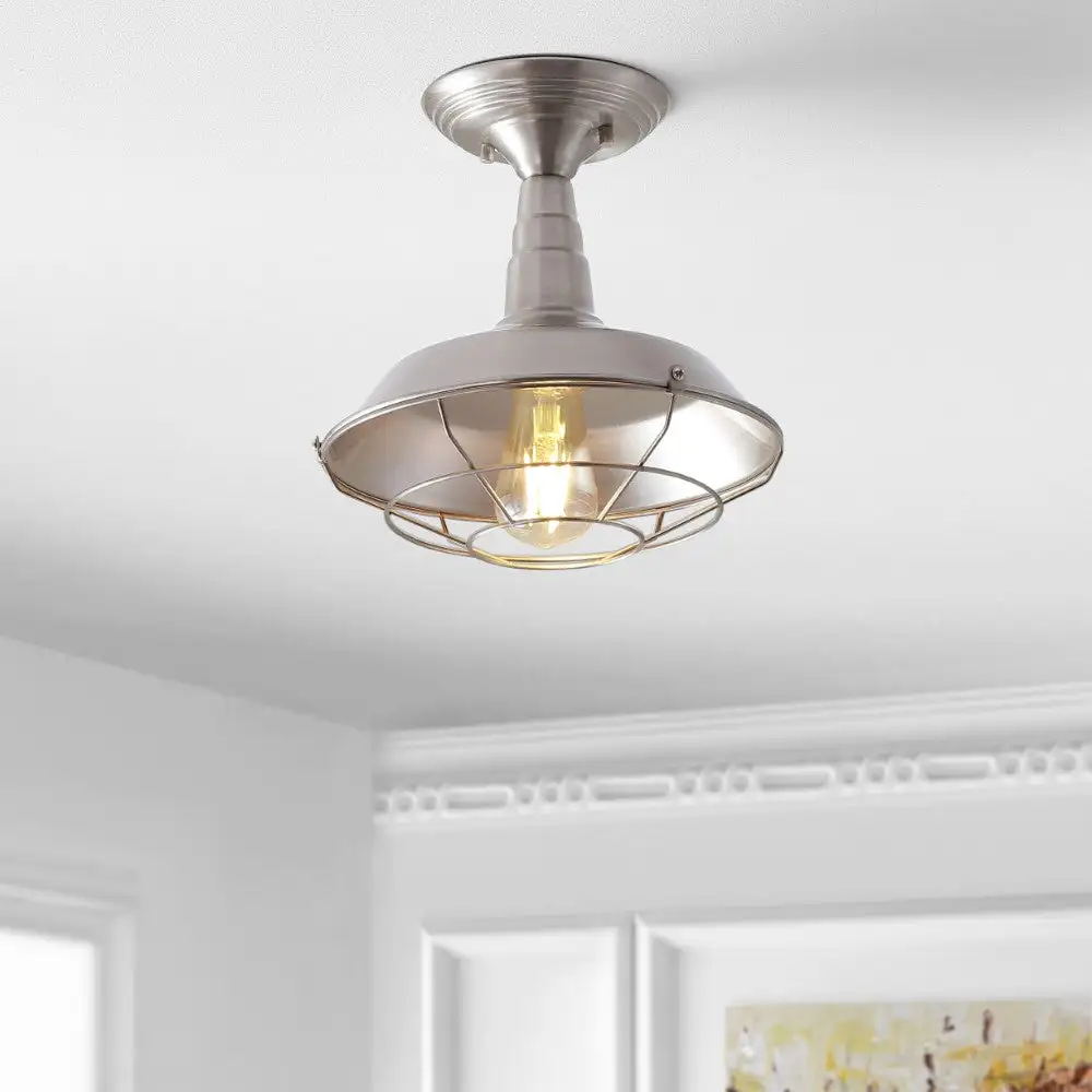 Metal LED Semi-Flush Mount