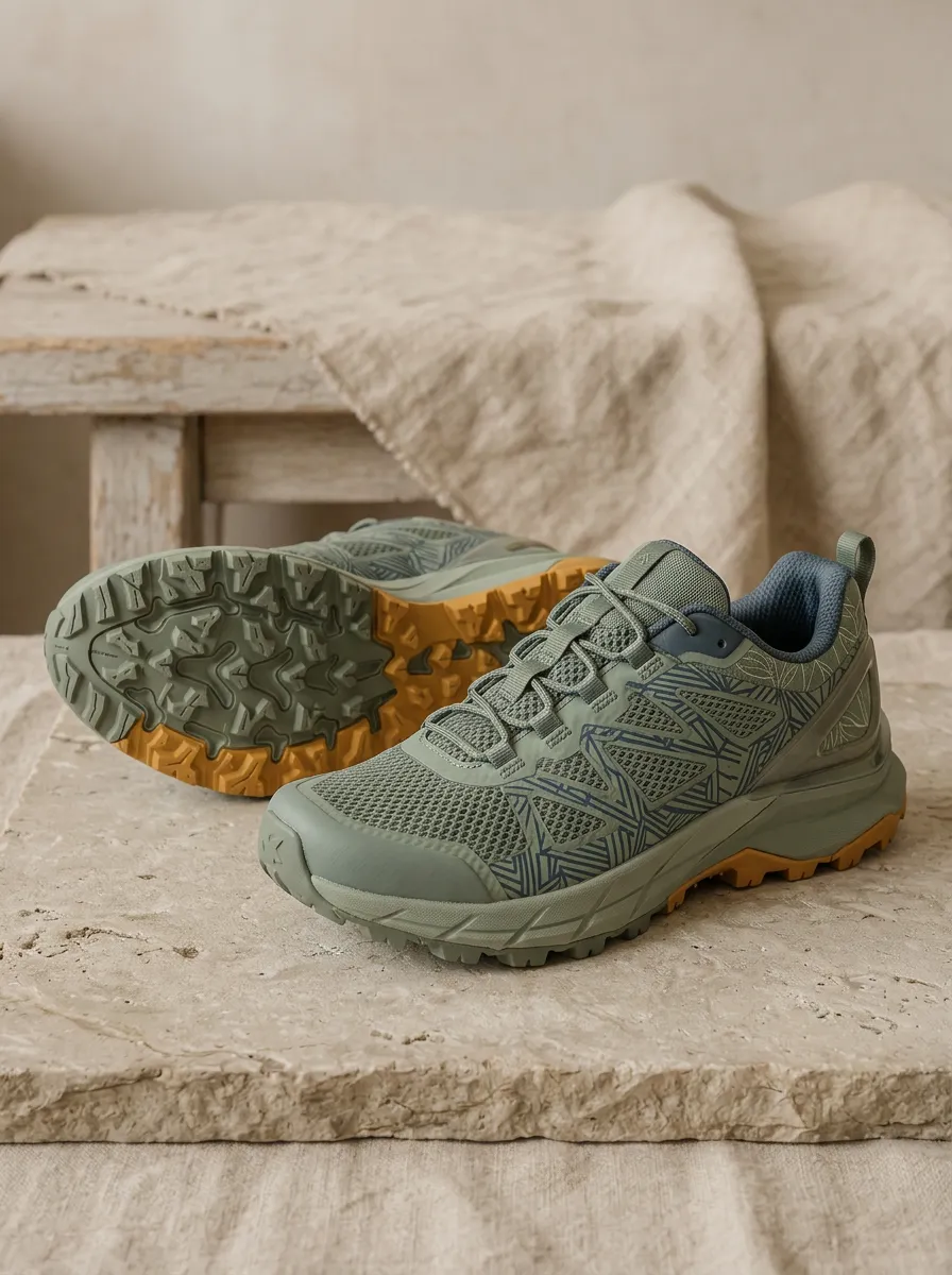 Women's Stride Outdoor Hiking Geometric Pattern Printed Sneakers
