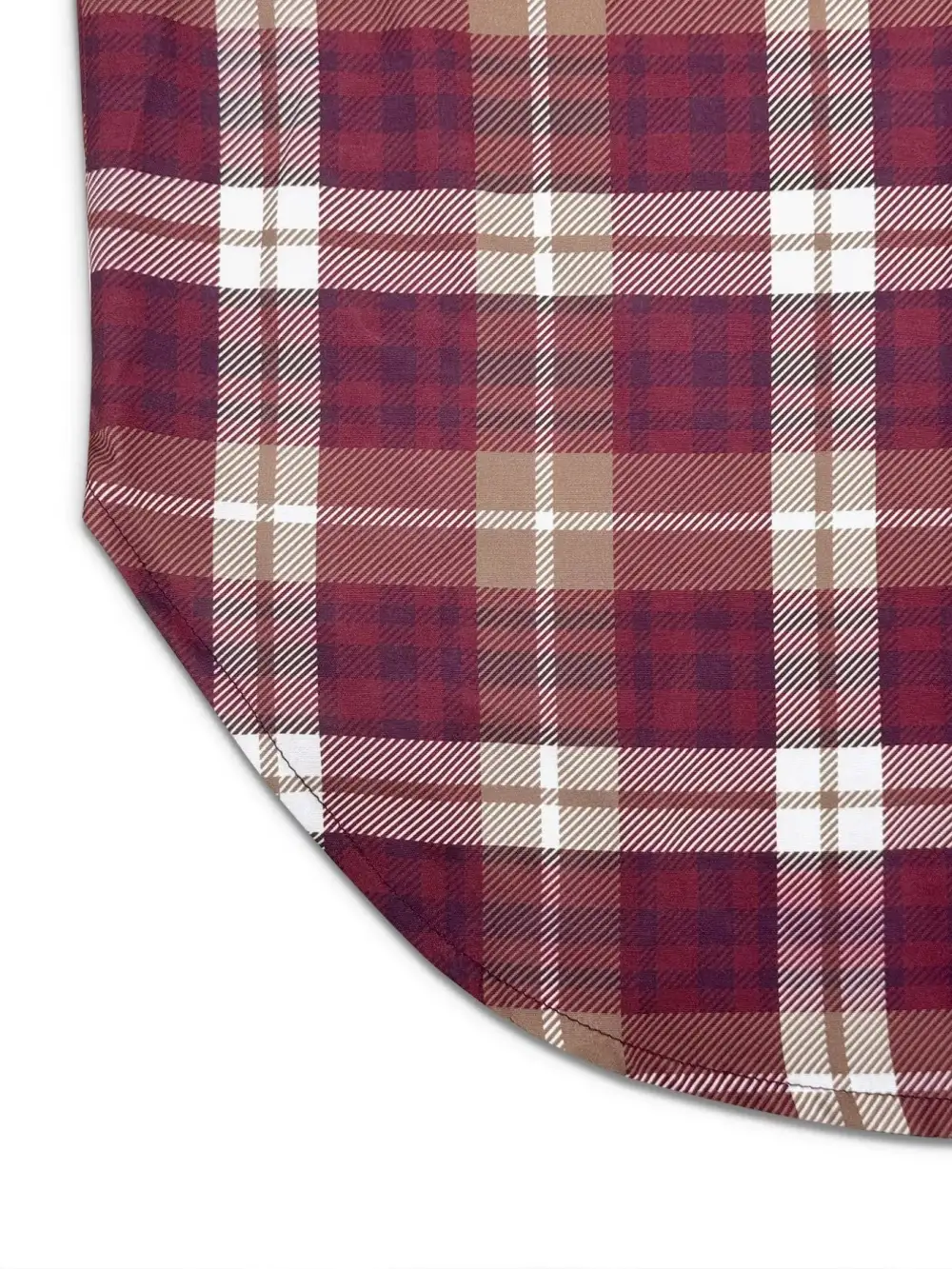 Wearable Cut Plaid Long Sleeve Mini Dress