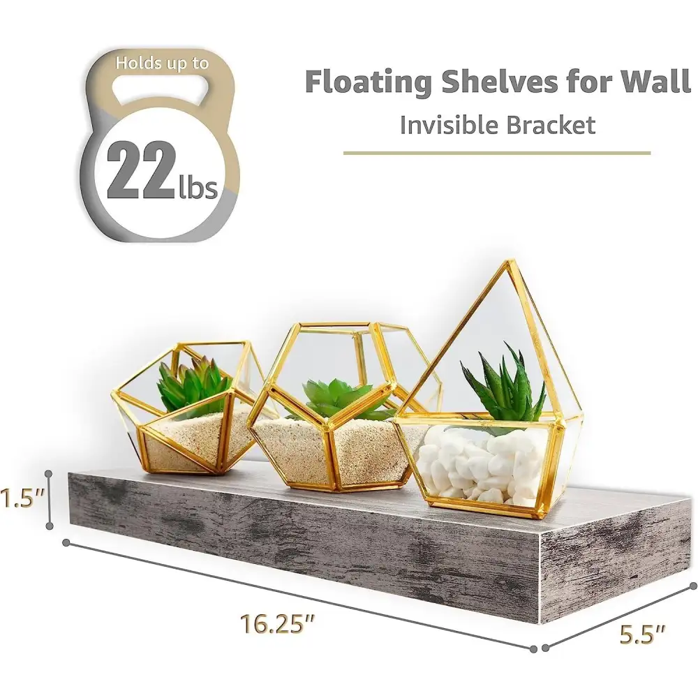 Rustic Floating Shelf
