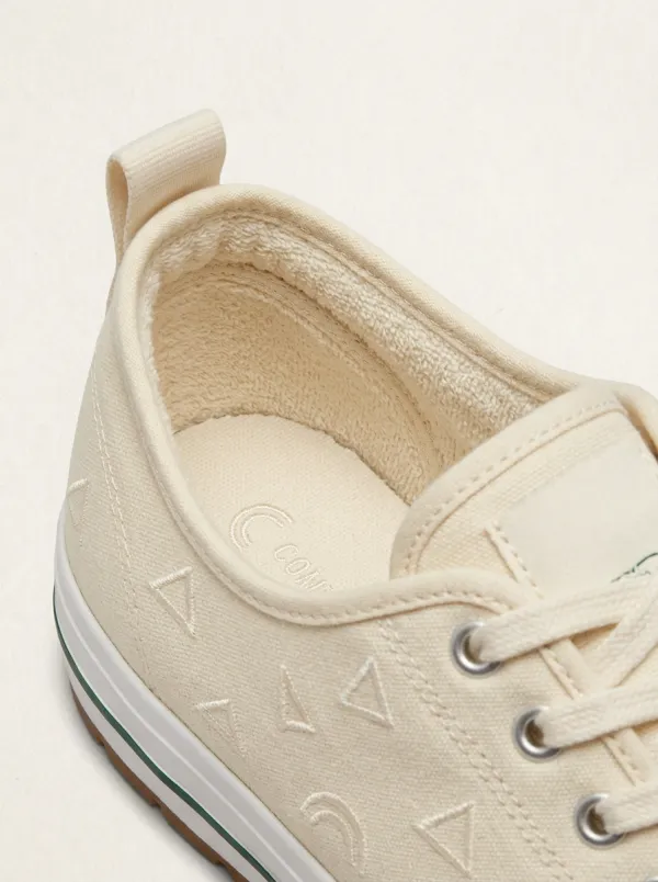 Modern Clean-Line Women's Low-Top Canvas Shoes