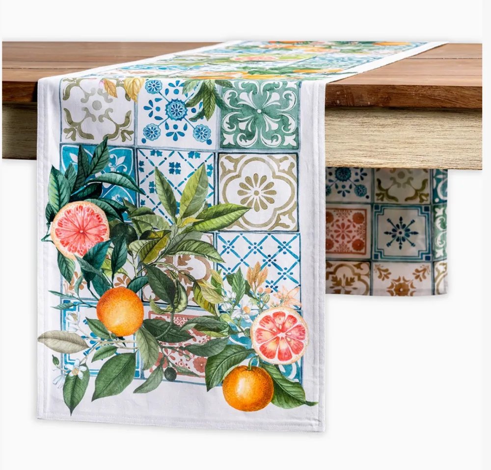 Agrume Double Layer Table Runner