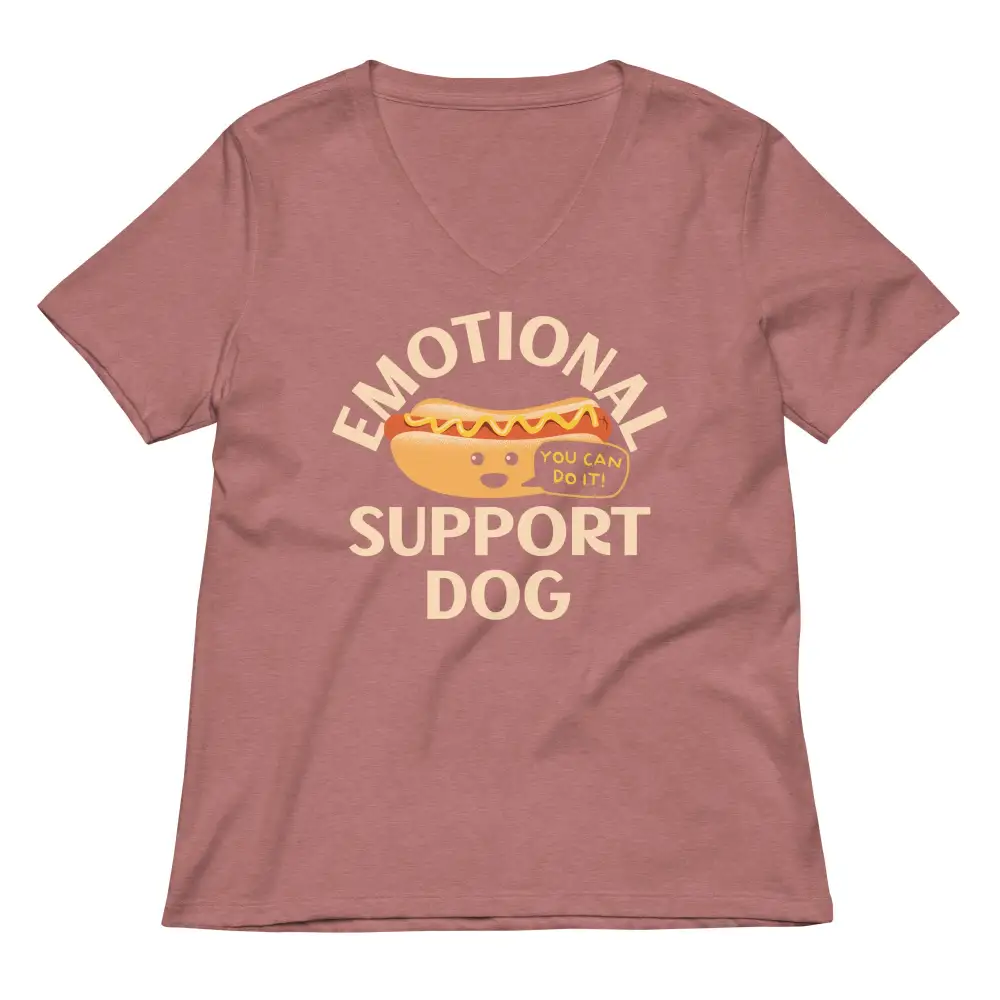 Dog Animal V Neck Tee