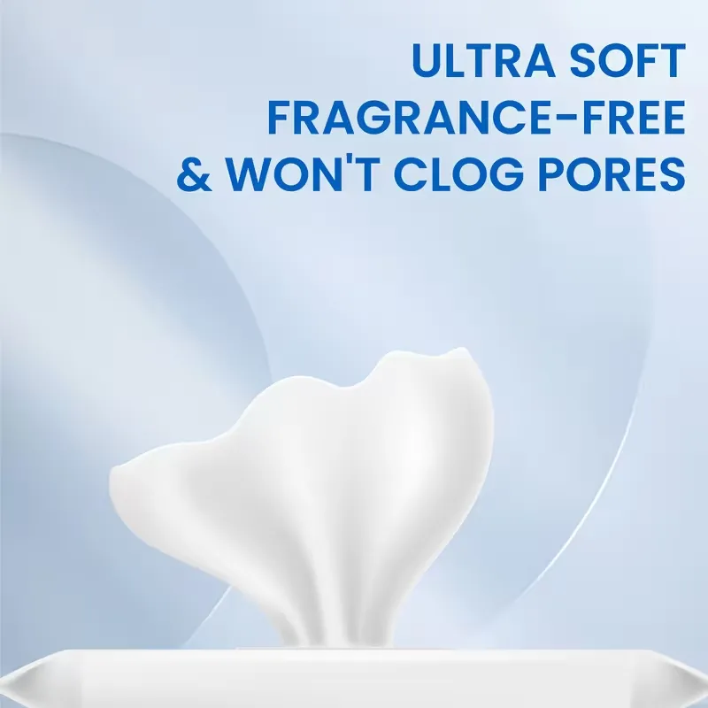 Soft Facial Makeup Removing Wipes