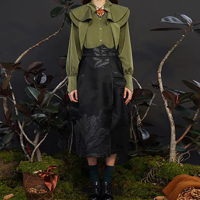 Laidback Utility Everyday Casual Floral Skirt