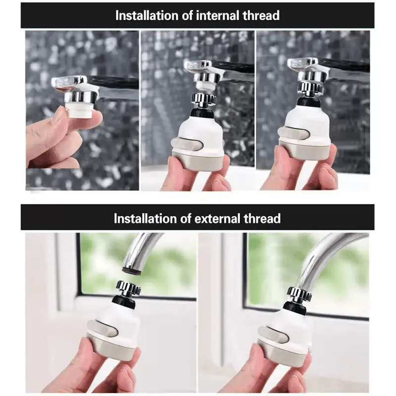 360 Degree Rotating Movable 3 Modes Adjustable Sink
