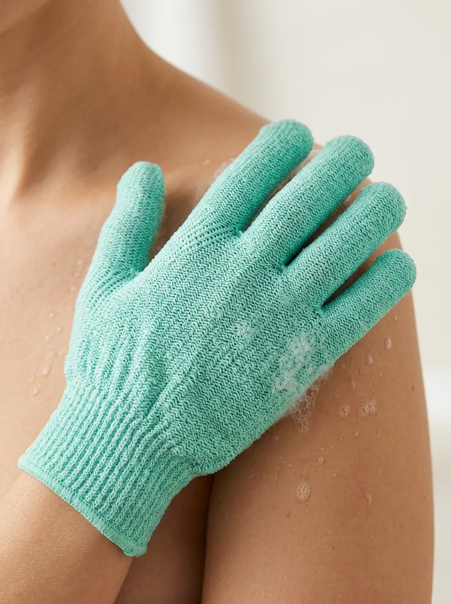 Portable Textured Exfoliating Bath Exfoliating Glove