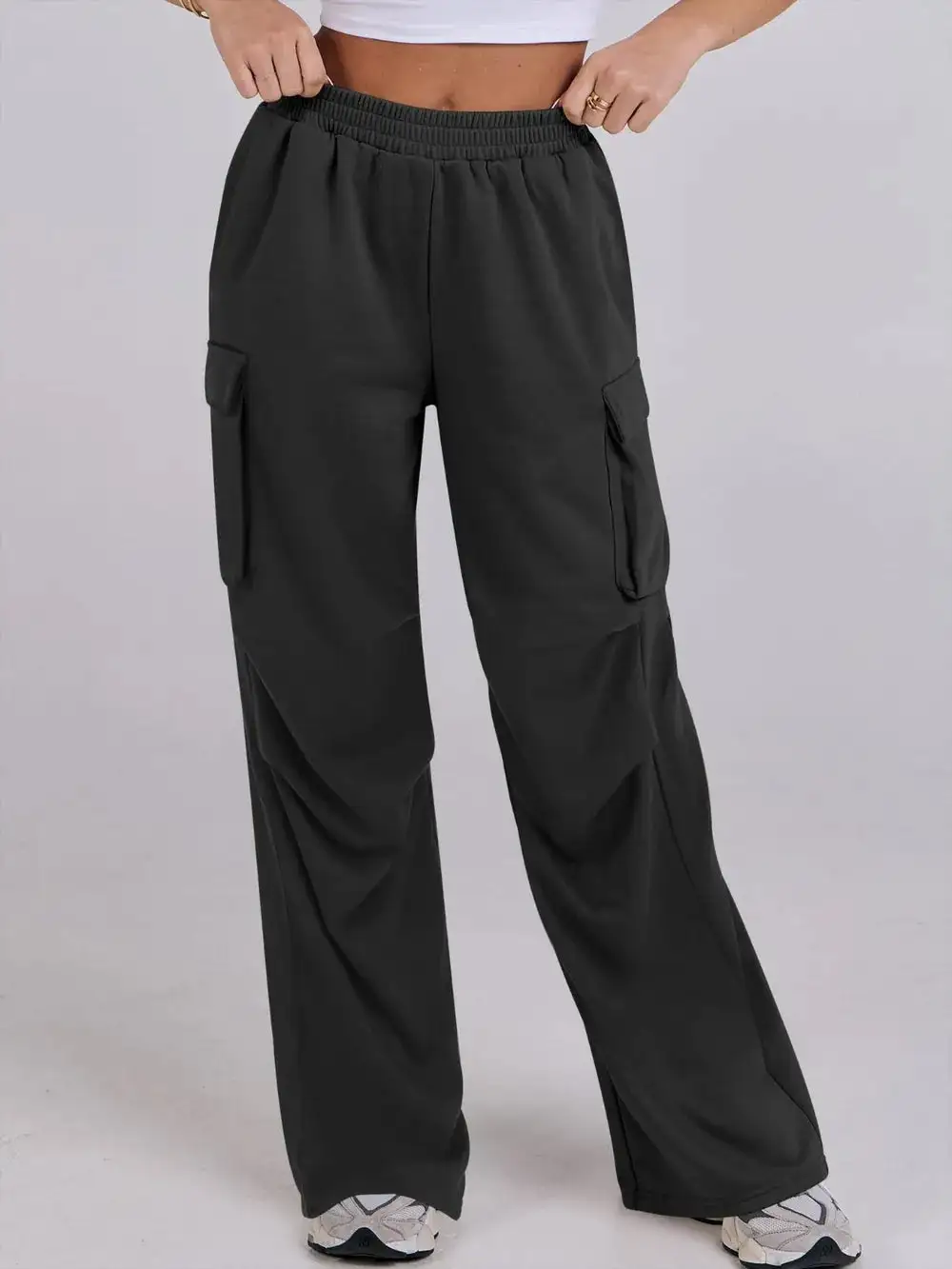 High Waist Wide Leg Pants
