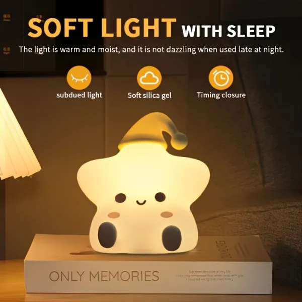 Star Silicone Night Light