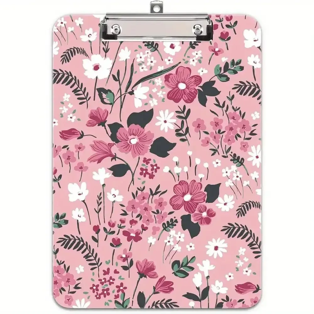 Floral Print Clipboard