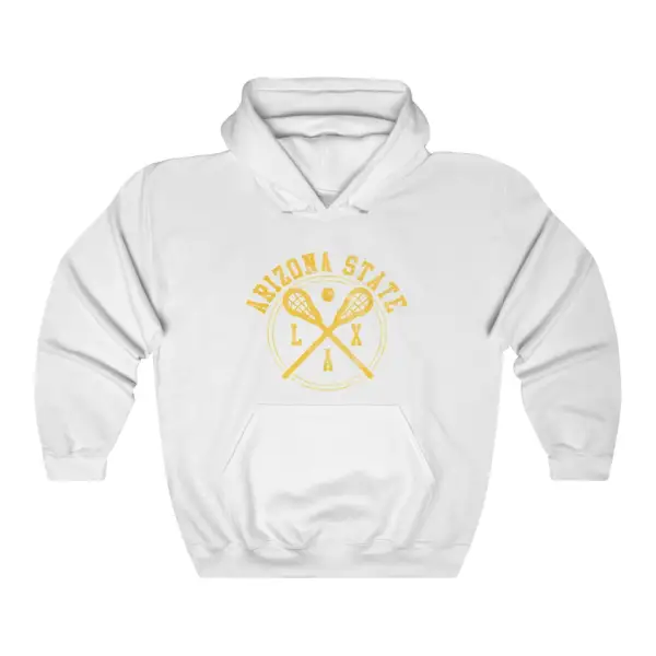 Everyday Vintage Badge Lacrosse Graphic Pullover Hoodie