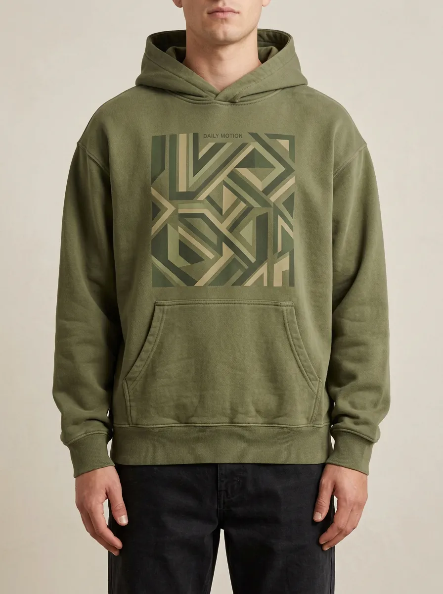 Geometric Abstract Hoodie