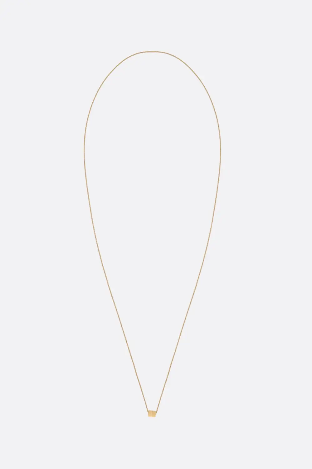 Minimal Gold Tone Chain Necklace
