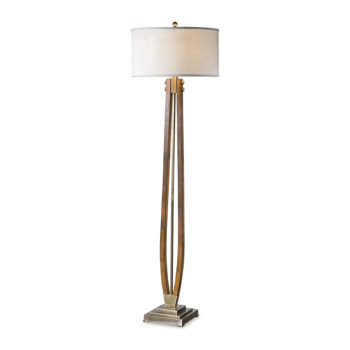 Modern Solid-Wood Floor Lamp