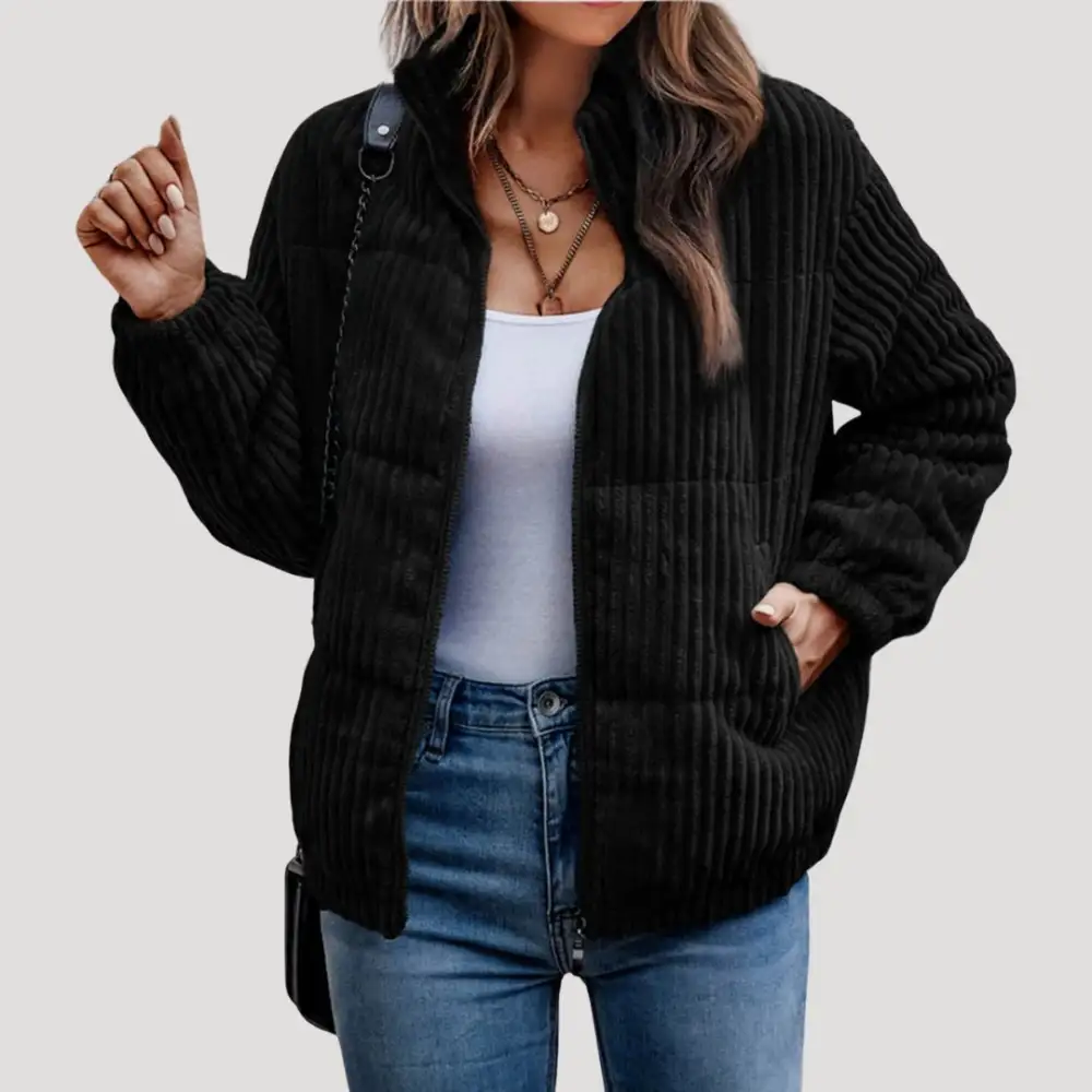 Modern Contemporary Relaxed Bomber Jacket