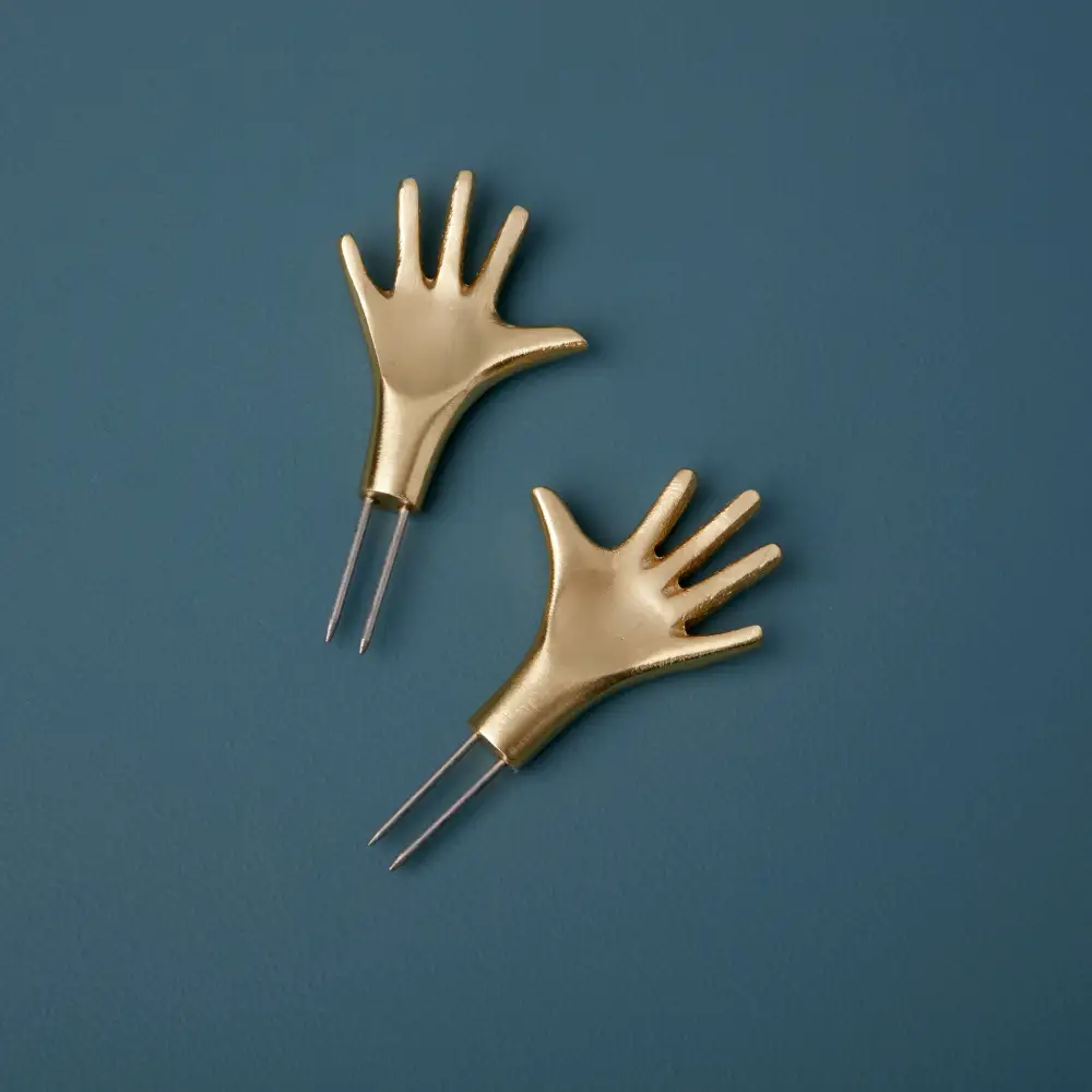 Modern Stainless Steel Kitchen Corn Holder Set