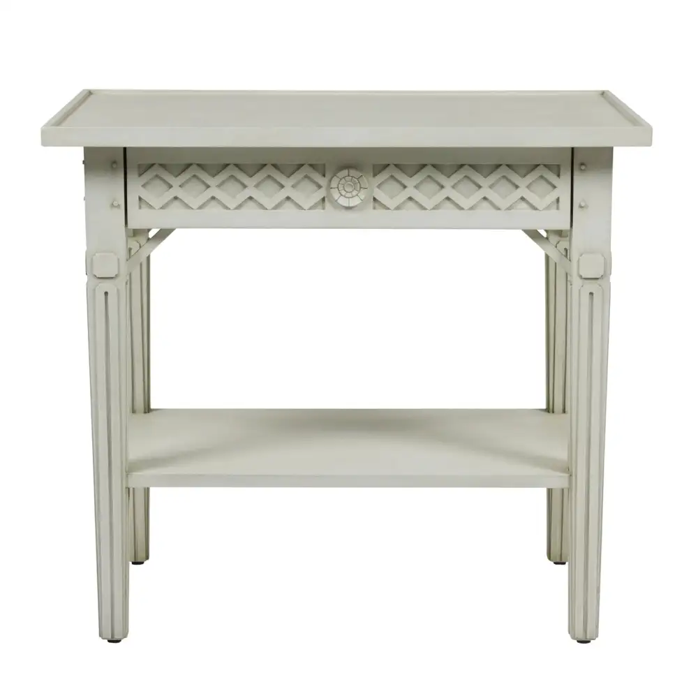 Sculpted Polished Classic Side Table