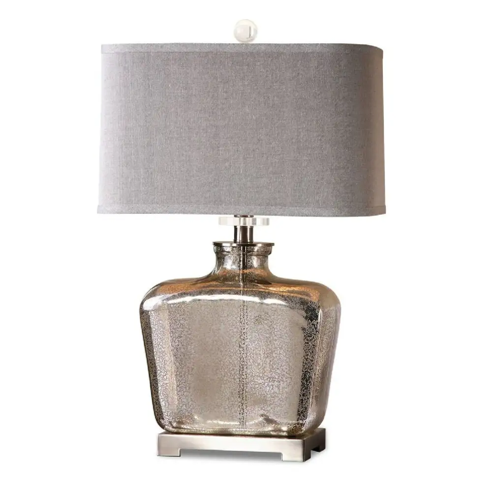 Speckled Mercury Glass Table Lamp