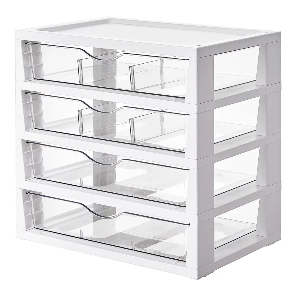 Clear Plastic Desk Drawers
