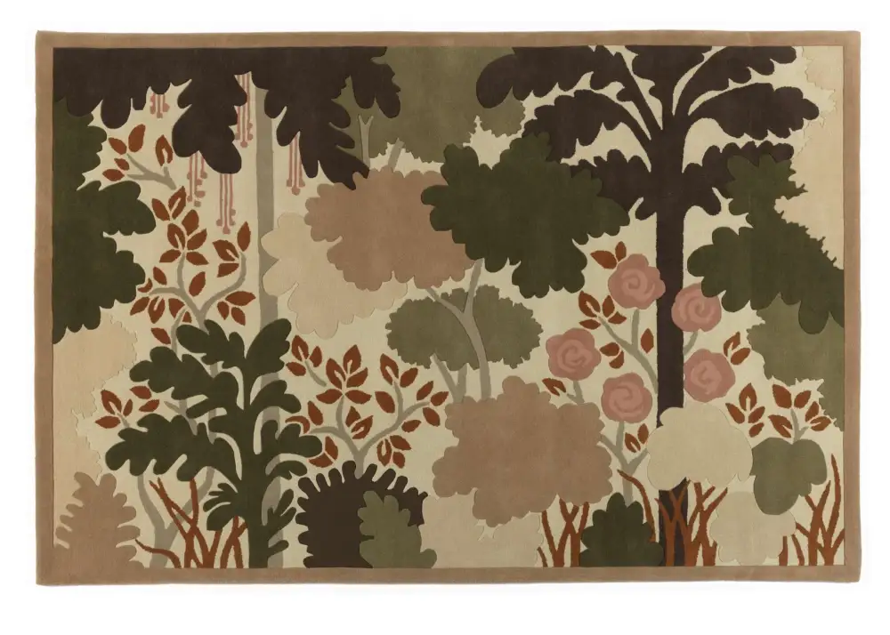 Wool Tufted Geometric Defined Area Rug