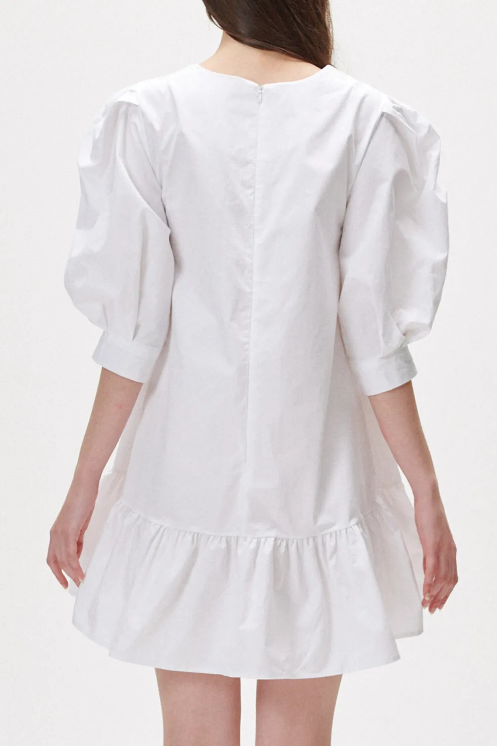 Puff Sleeve Mini Dress