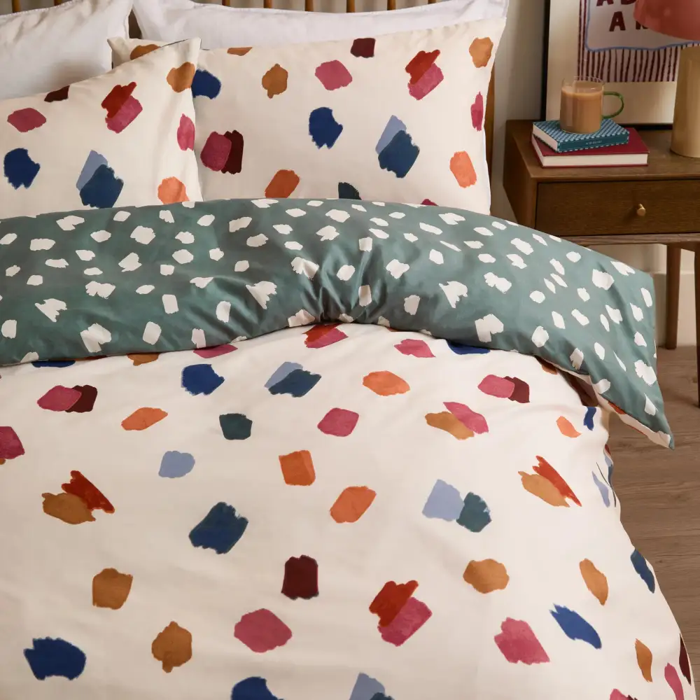 Reversible Abstract Duvet Cover Set