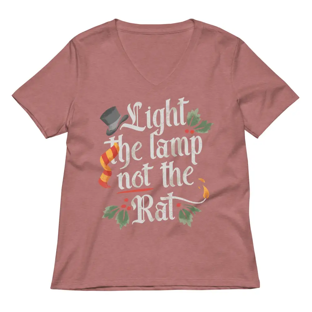 Lamp Rat V Neck Tee