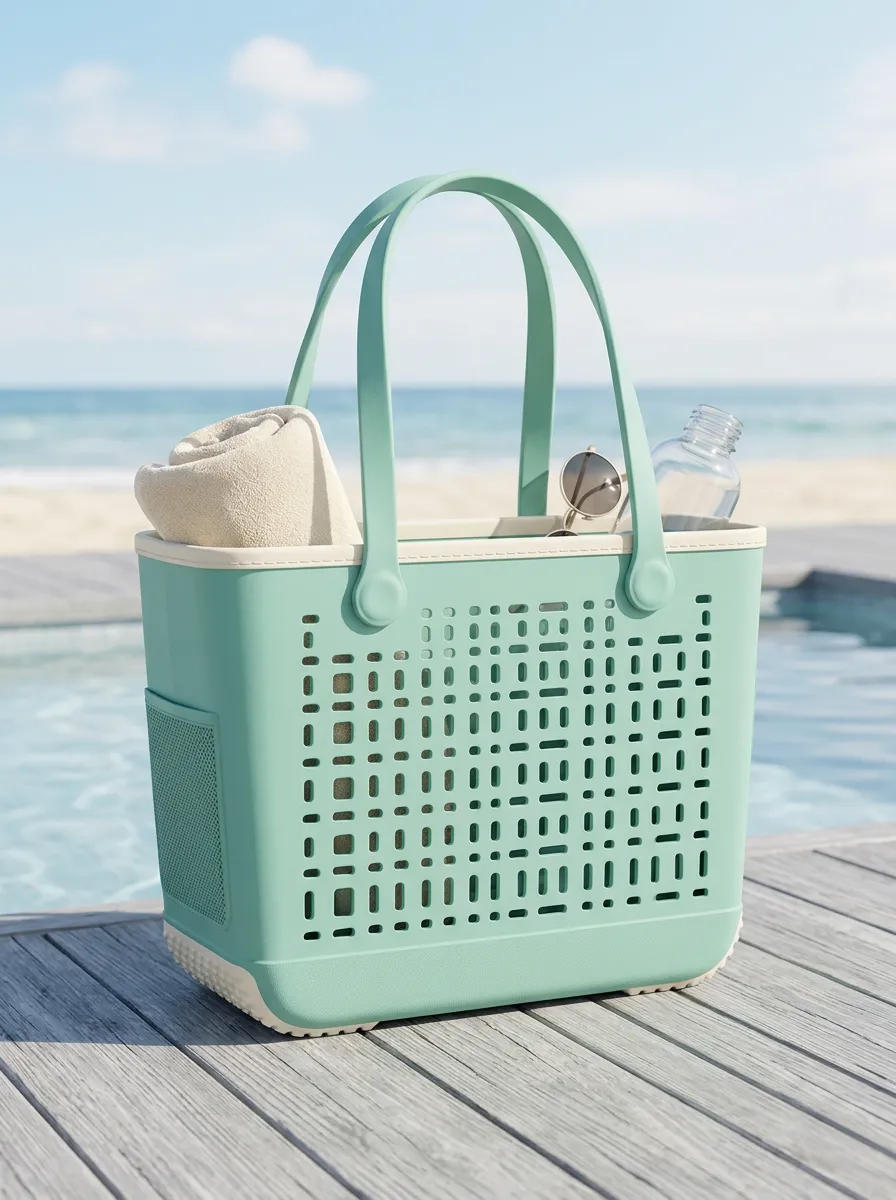 Summer Tote- Perforated Beach Tote Bag