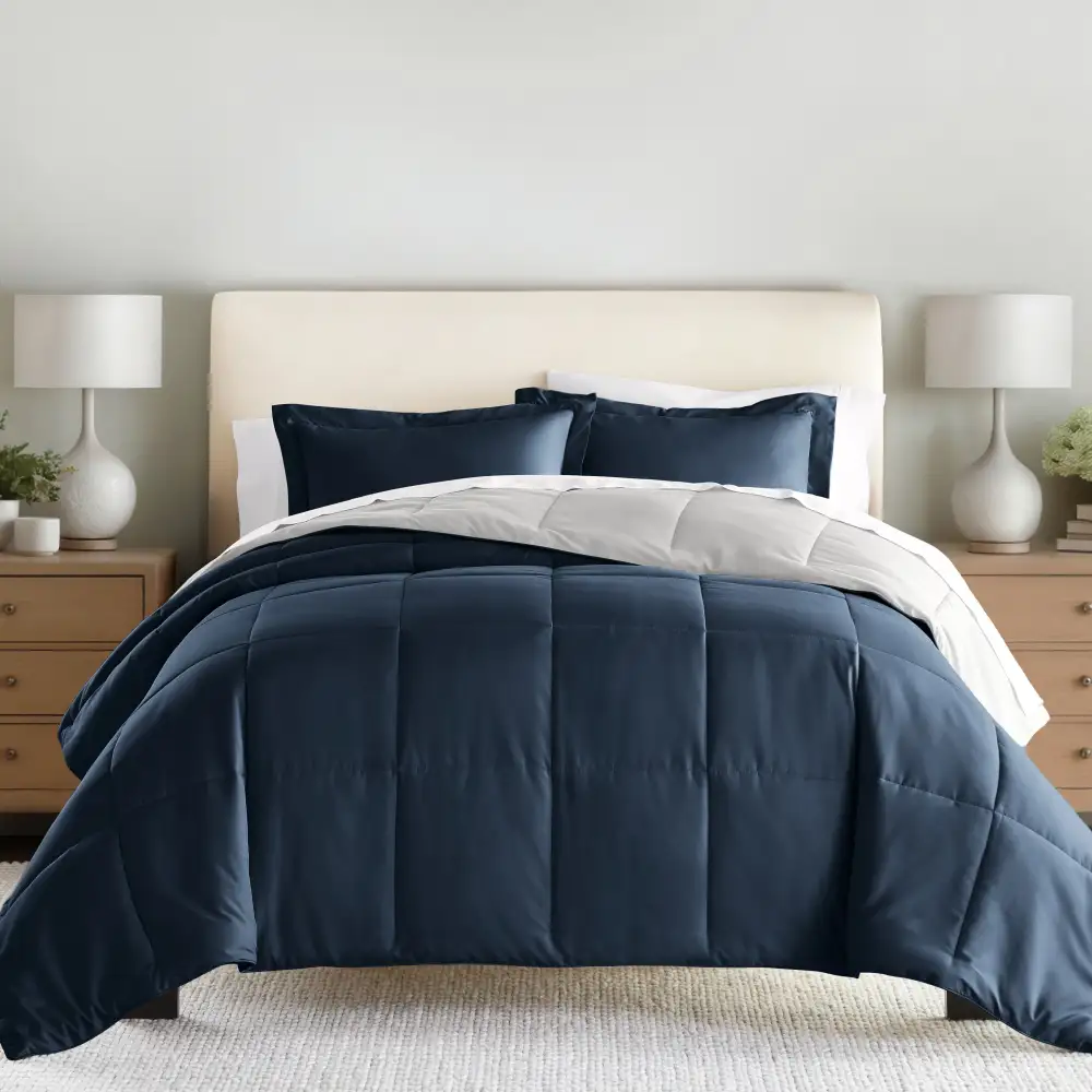 Reversible Down Alternative Comforter Set