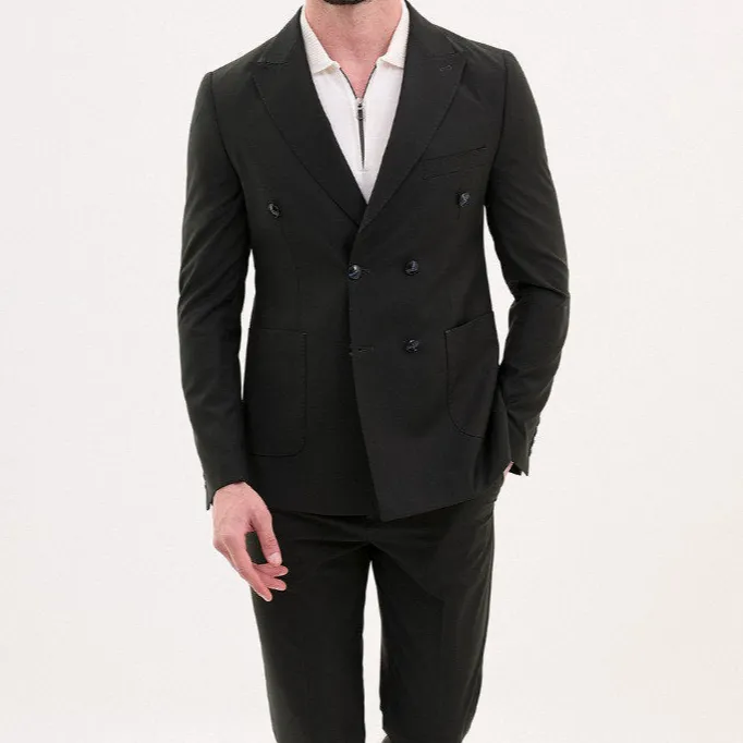 Smart Slim Fit Double Breasted Blazer