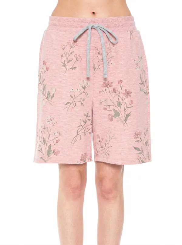 Women's Botanical Garden Floral Printed Lounge Shorts