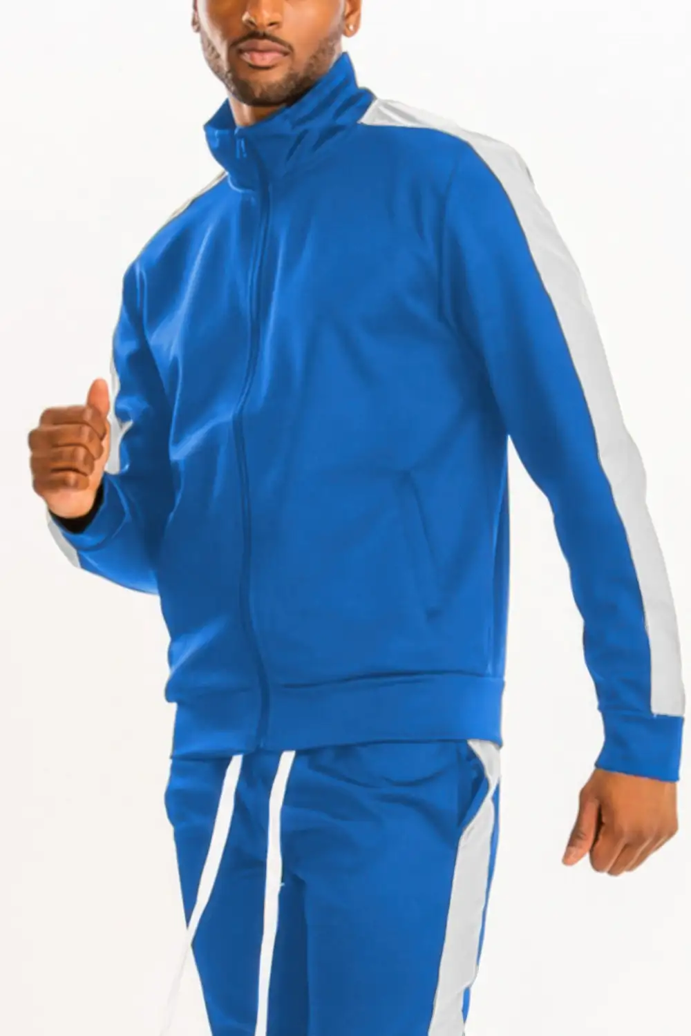 Single Stripe Track Jacket Athletic Style