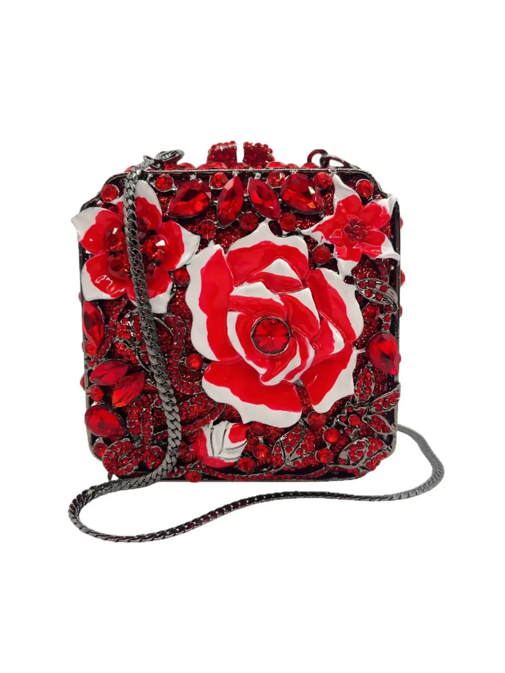 Laila Rose Rhinestone Clutch Bag