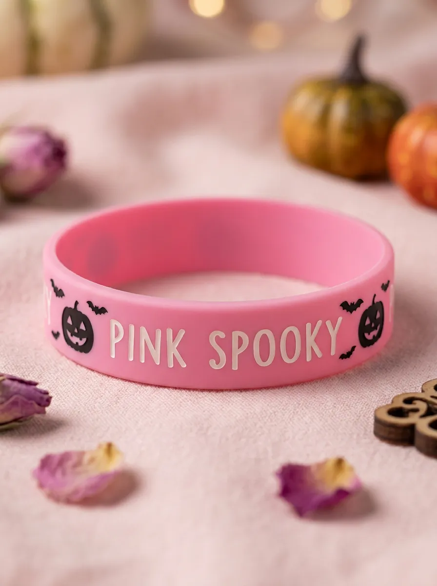 Cute-Spooky Pumpkin Halloween Graphic Wristband