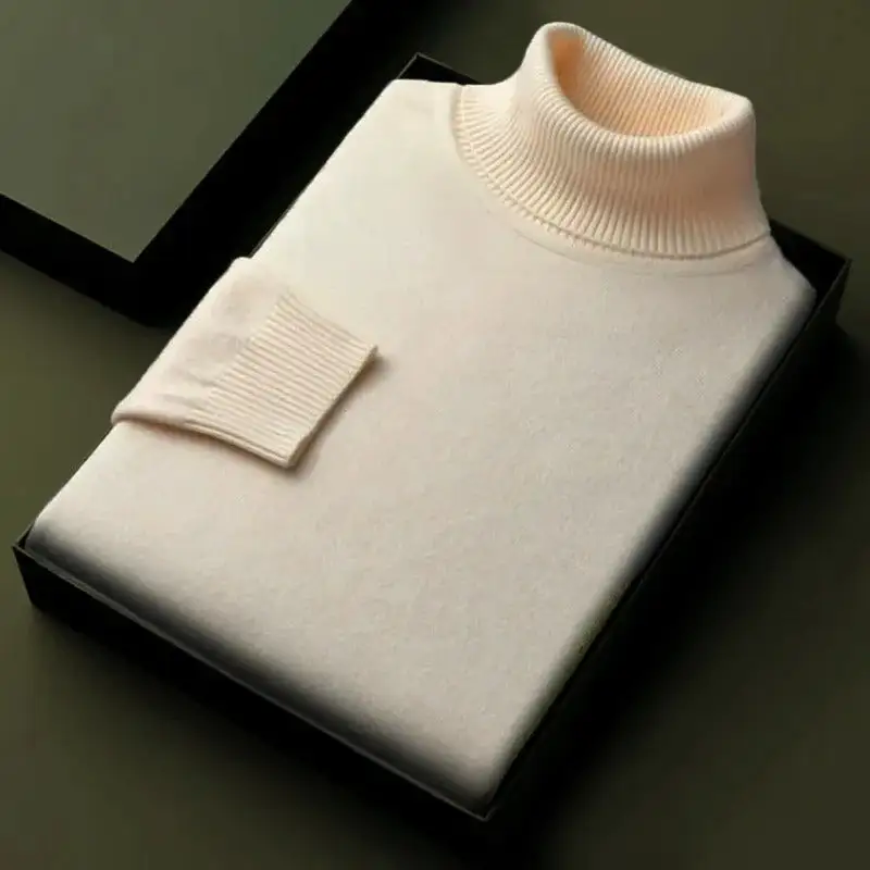 Easygoing Turtleneck Knit Sweater