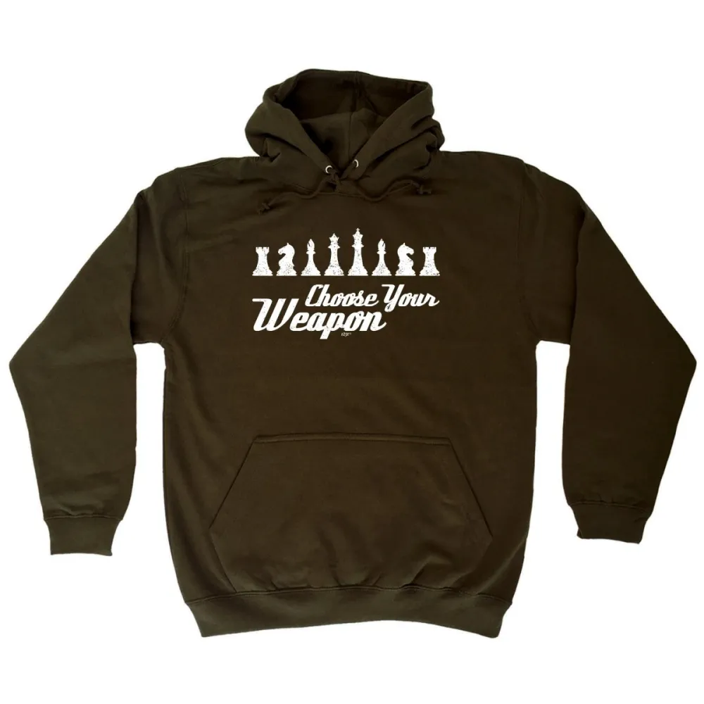 Chess Weapon Graphic Hoodie