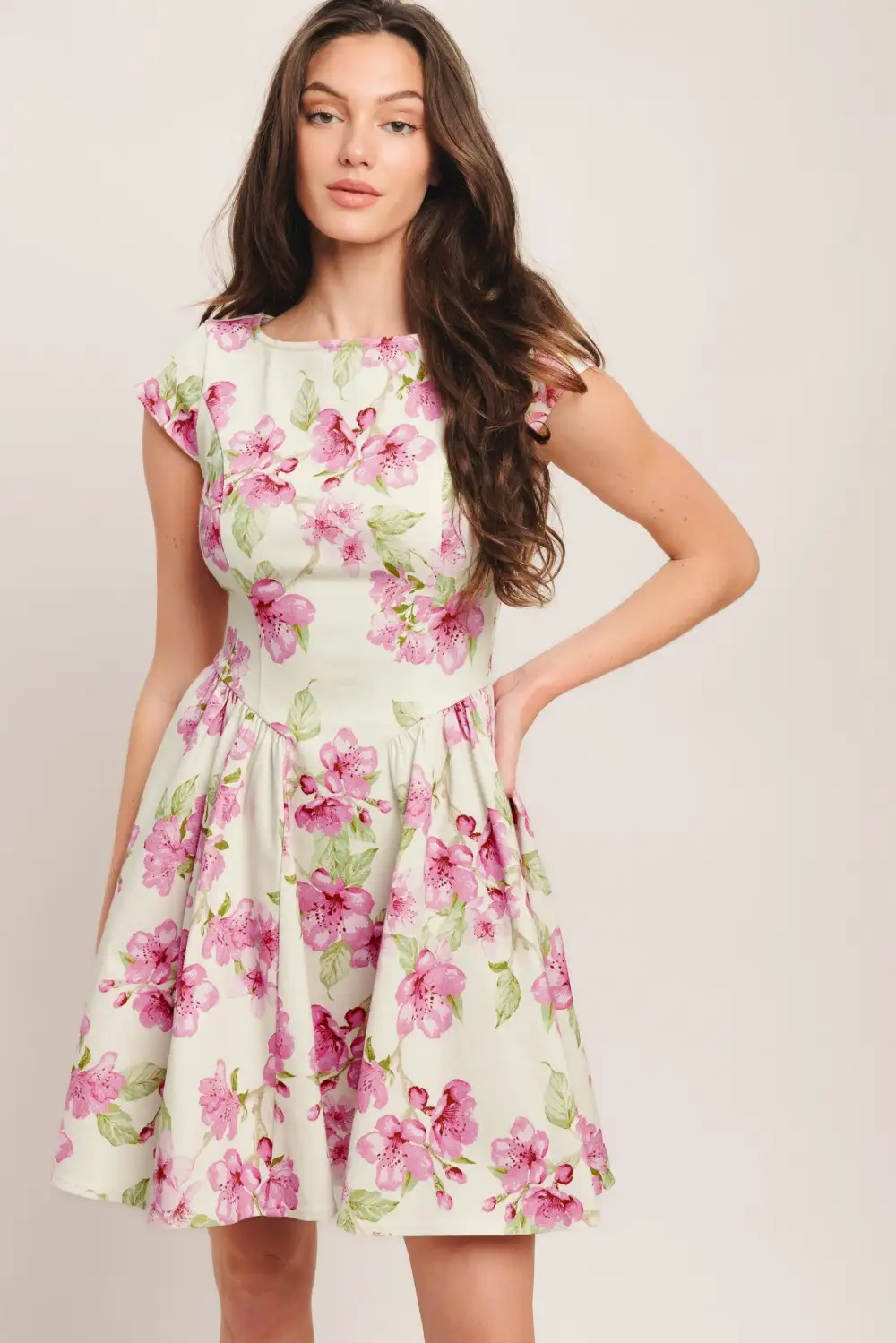 Modern Cotton Printed Mini Dress