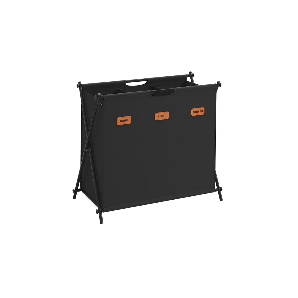 Divided Framed Foldable Laundry Storage Hamper