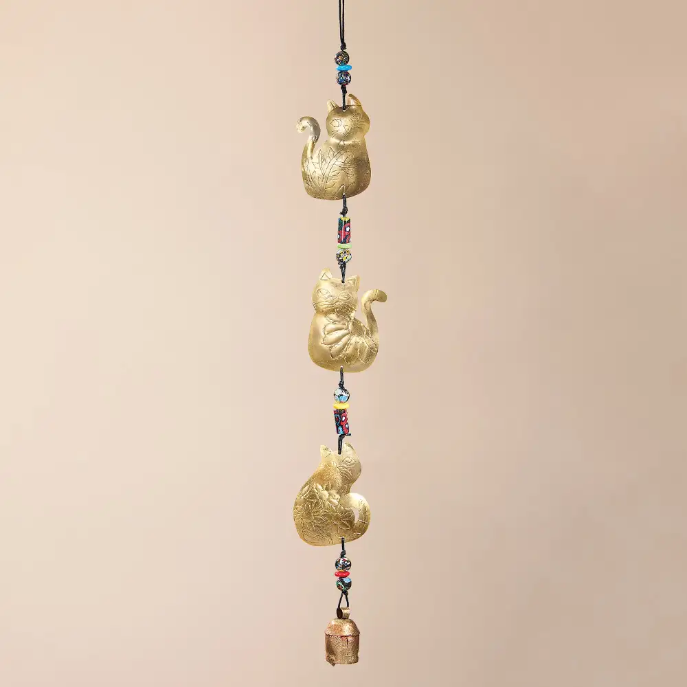 Refined Cat Decorative Hanging Wind Chime