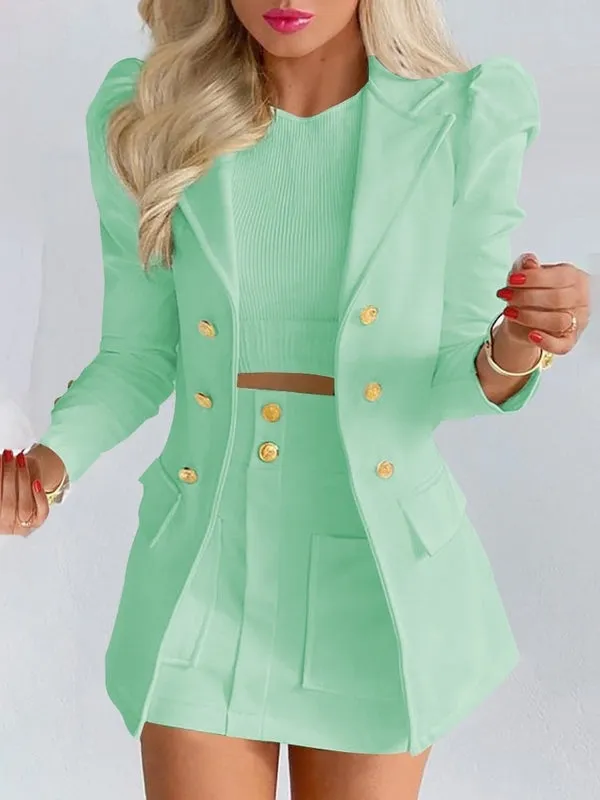 Blazer and Skirt Co-Ord Set