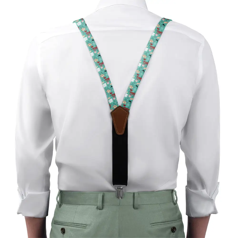 Iconic Motif Suspenders