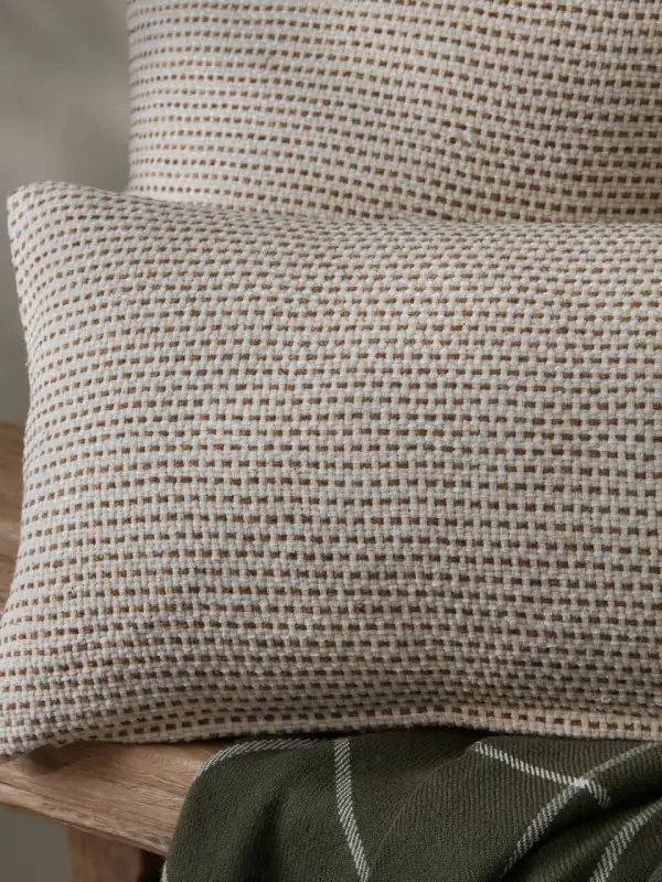 Modern Striped Patterned Woven Decorative Cushion Cover