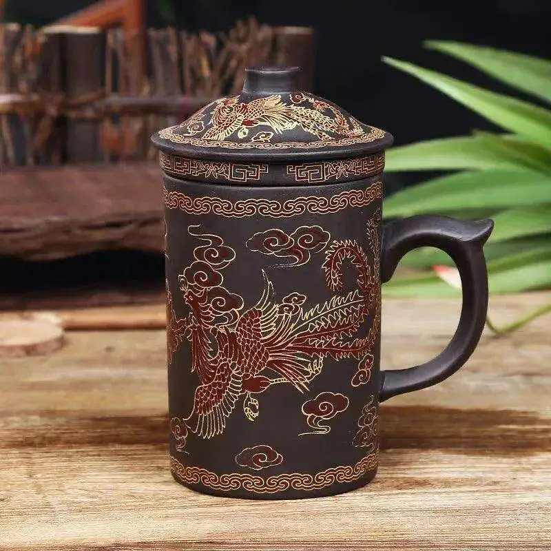 Yixing Dragon Drinkware Set