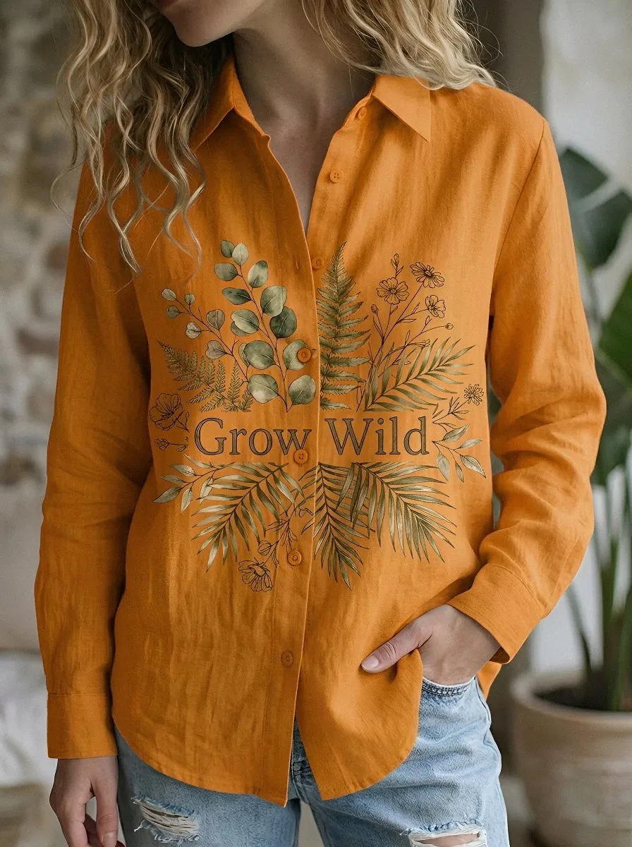 Nature Lover Grow Casual Shirt Relaxed