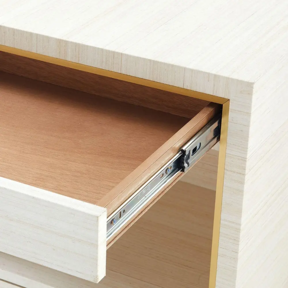Architectural Drawer Storage Side Table