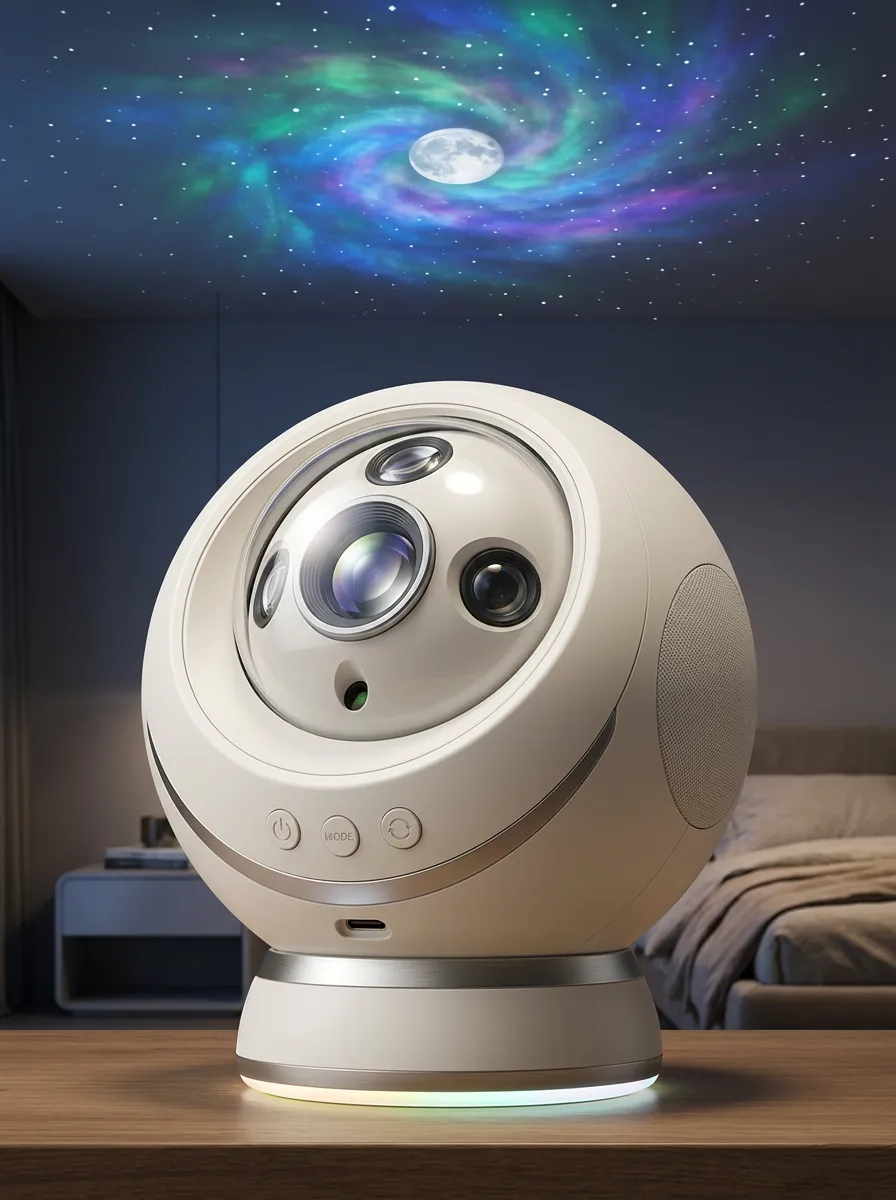 Galaxy Moon Projector Night Light