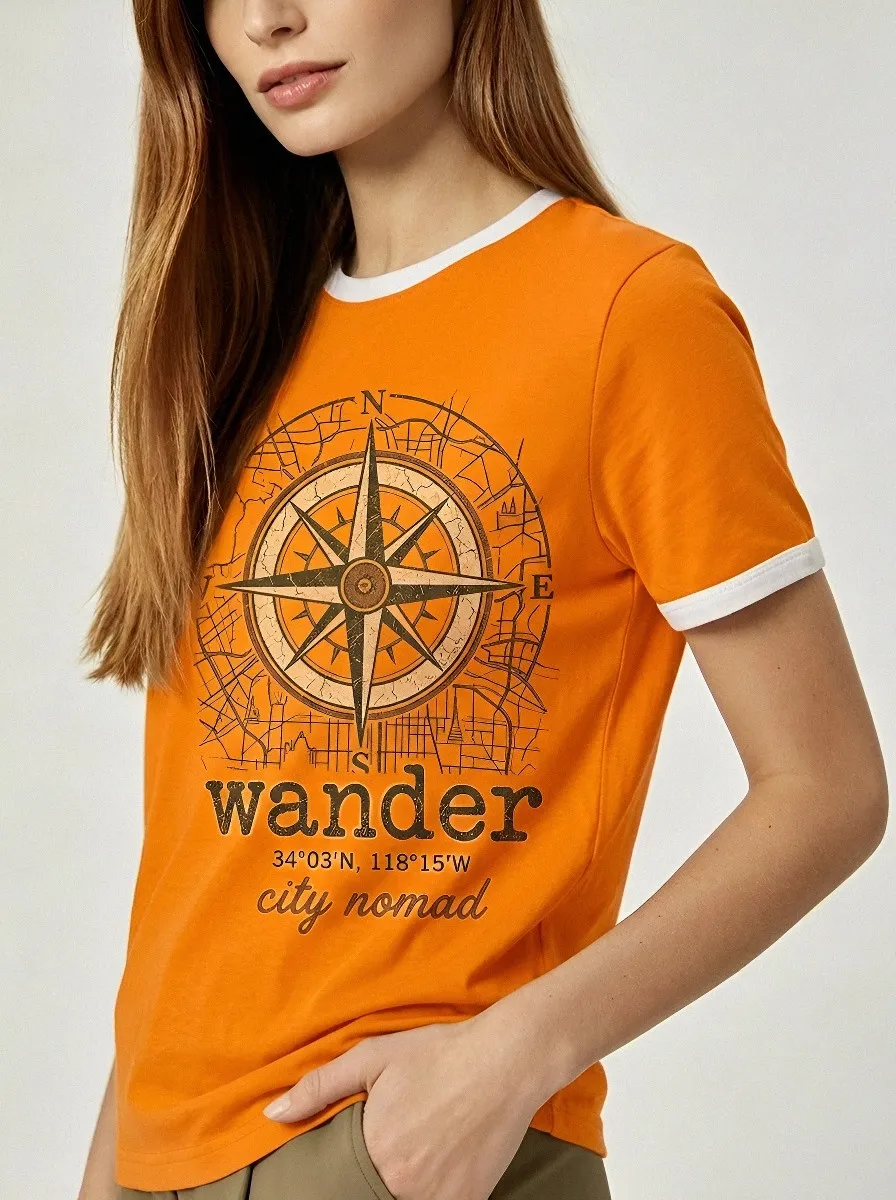 Travel Wanderlust Compass T-Shirt