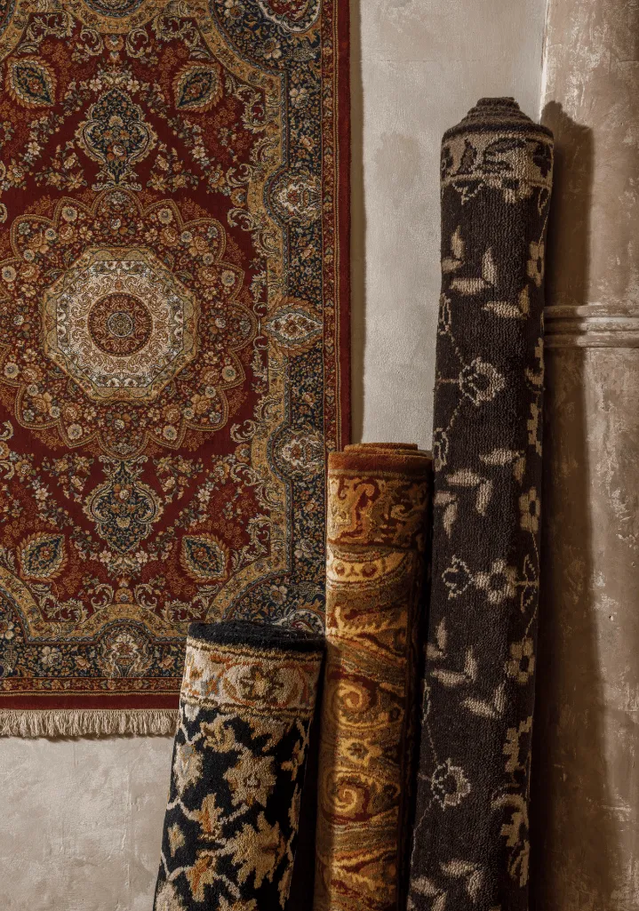 Hand Knotted Floral Persian Inspired Wool Area Rug