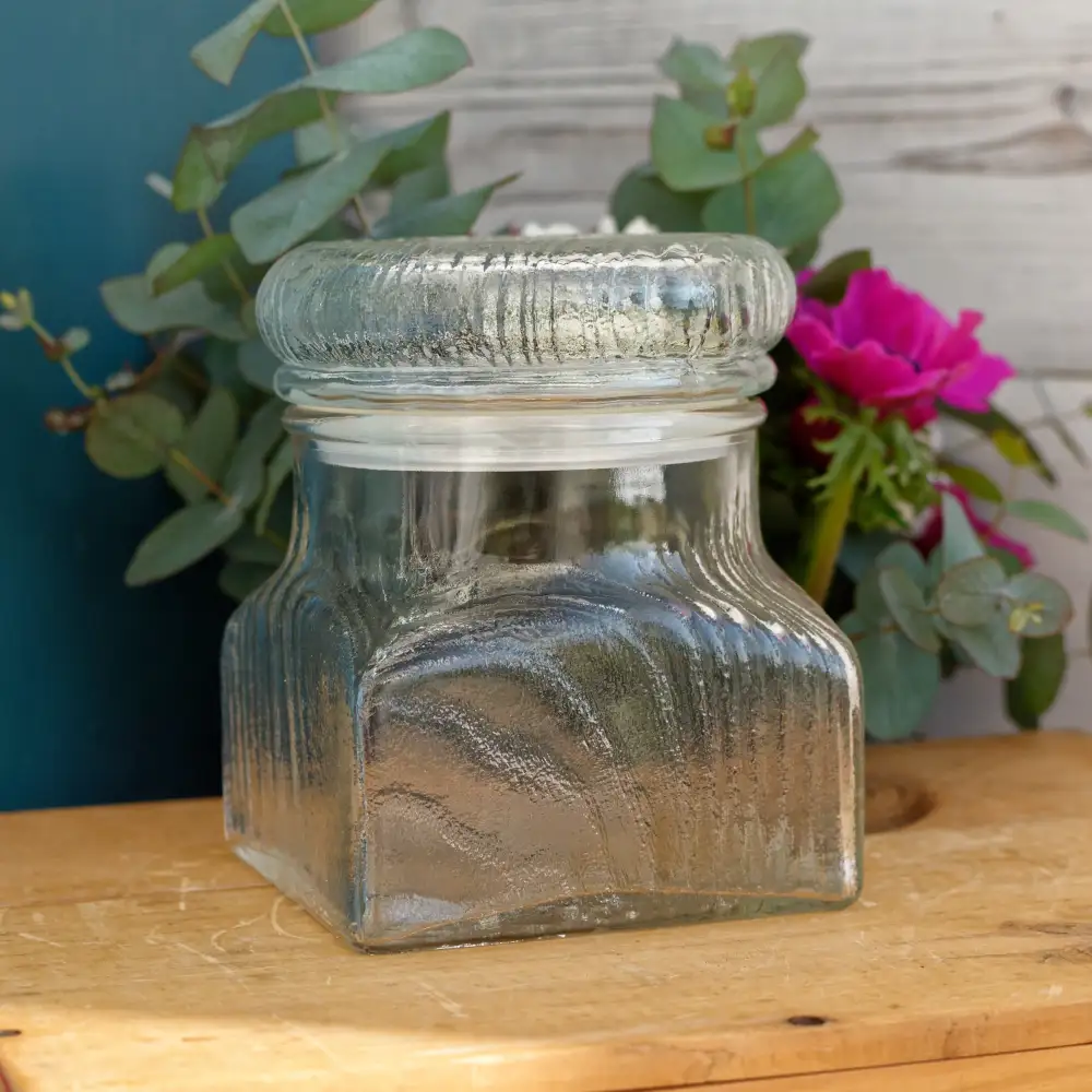 Lidded Vintage Storage Jar
