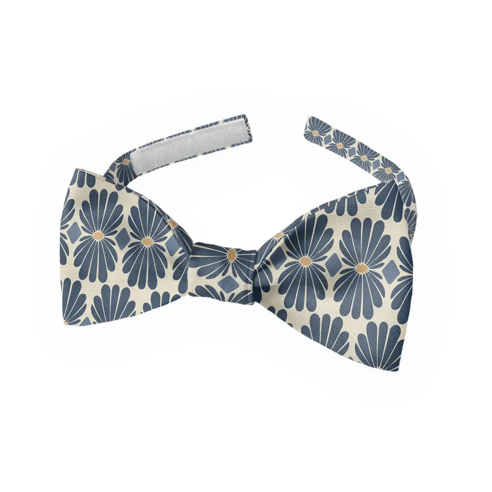 Nouveau Floral Motif Bow Tie